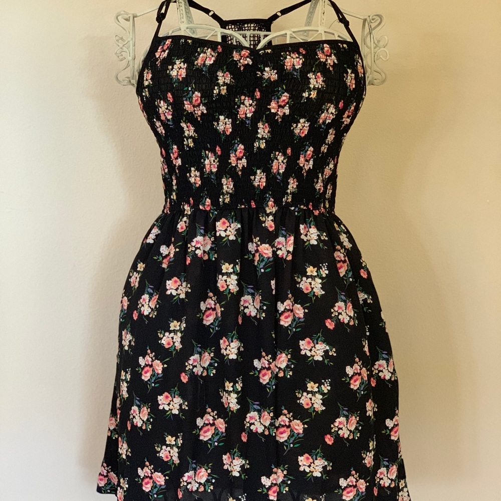 Floral racerback dress